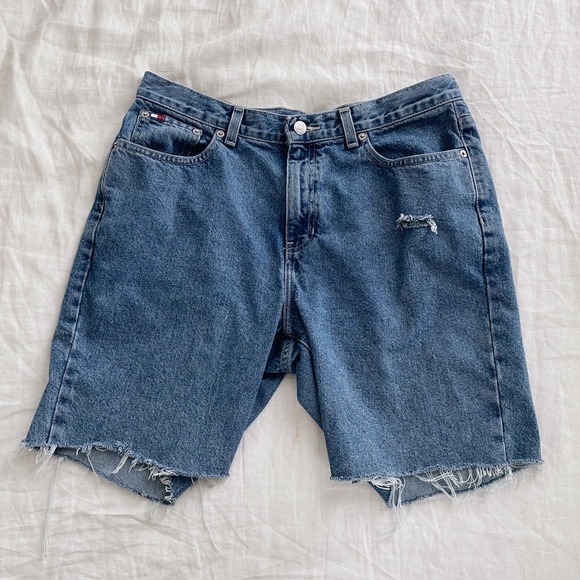 Tommy Hilfiger Denim - Vintage Tommy Hilfiger Cut-Off Shorts / Size 10